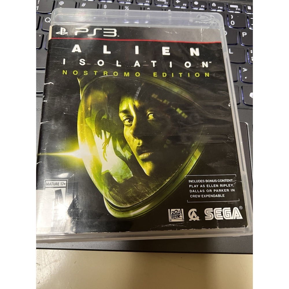 Alien Isolation Nostromo Edition‎ Sony PlayStation 3 PS3 SEGA Horror Game